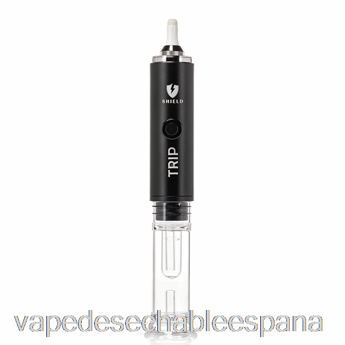Vape Desechable España Escudo Viaje Vaporizador Portátil Kit Negro